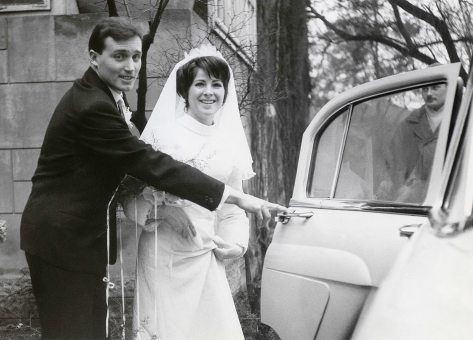 68.Feb.24 - Košice · Eva Kendeova & Vaclav Dusil Wedding (car, restored)
