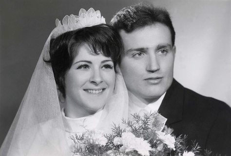 68.Feb.24 - Košice · Eva Kendeova & Vaclav Dusil Wedding (Couple, restored)
