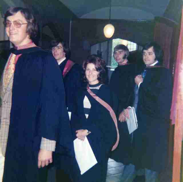 73.Jun - Guelph · Eva Dusil (College of Veterinary Medicine, graduation, waiting)