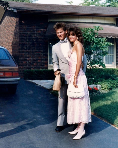 87.Jun.11 - Burlington · Gabriel Dusil & Heather Brown (high school prom)