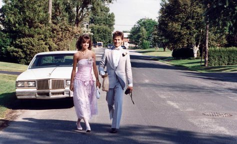 87.Jun.11 - Burlington · Heather Brown & Gabriel Dusil (high school prom)