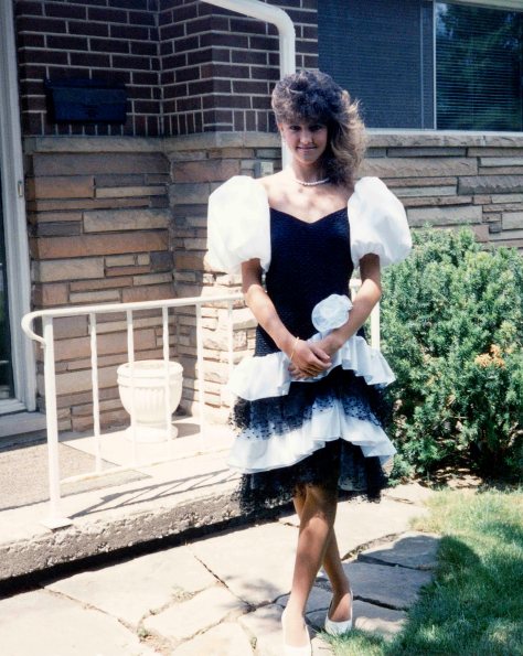 90.Jun - Burlington · Heather Brown (high school prom, beautiful dress)