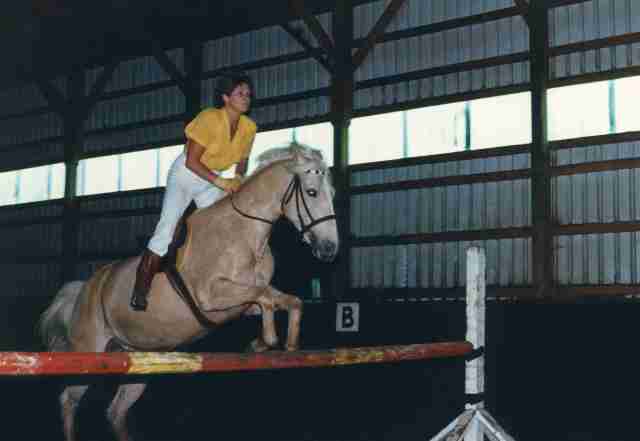 84.Jun - Burlington · Eva Dusil (Horses, Babe, jumping)