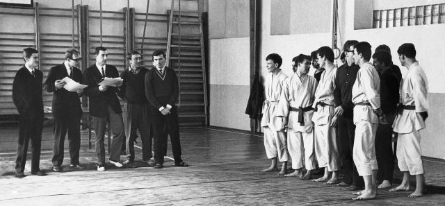 66 - Košice · Marcel Ondrik. Csaba Kende, Robert Dusil, Jozef Novotny & Vaclav Dusil (Judo grading)