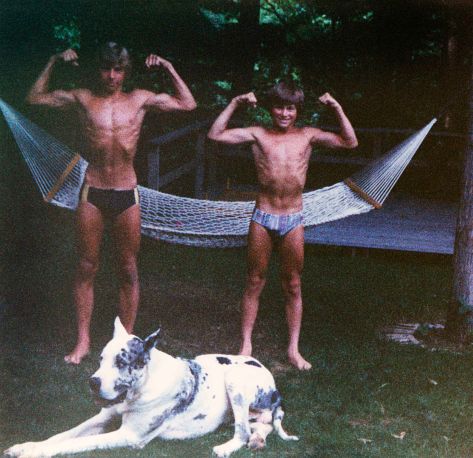 82.Jul - Burlington · Roman, Gabriel Dusil & Cezar (flexing, restored)