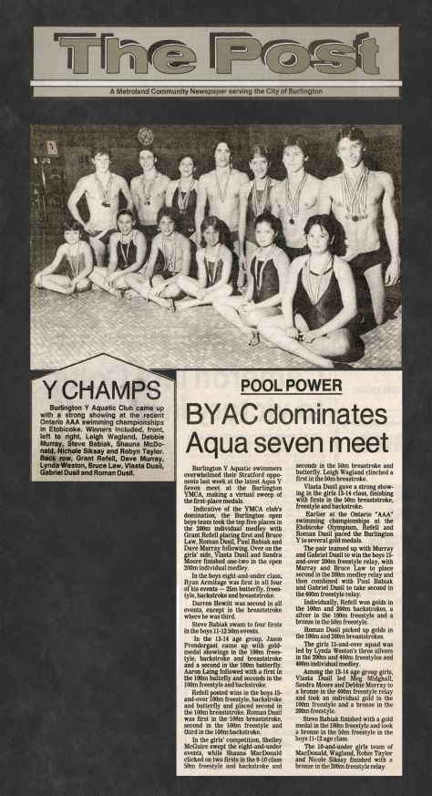 84.Apr.25 - Burlington · Post, BYAC Dominates Aqua Seven Meet (BYAC swimming)