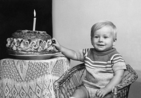 69.Sep - Košice · Gabriel Dusil (touching 1st birthday cake)