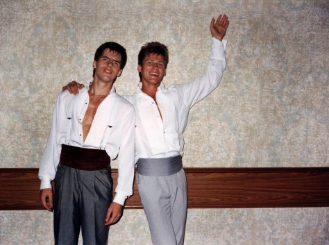 87.Jun.11 - Burlington · Blake Paterson & Gabriel Dusil (high school prom)